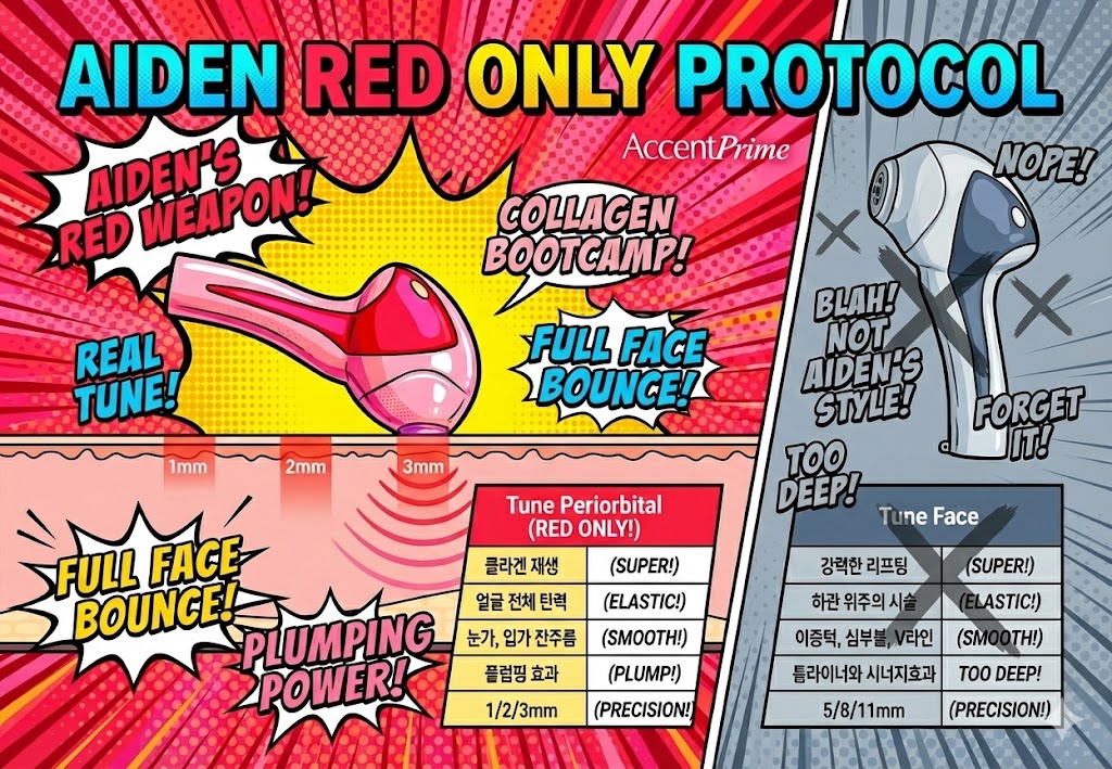 에이든 튠페이스 레드팁 상세 2